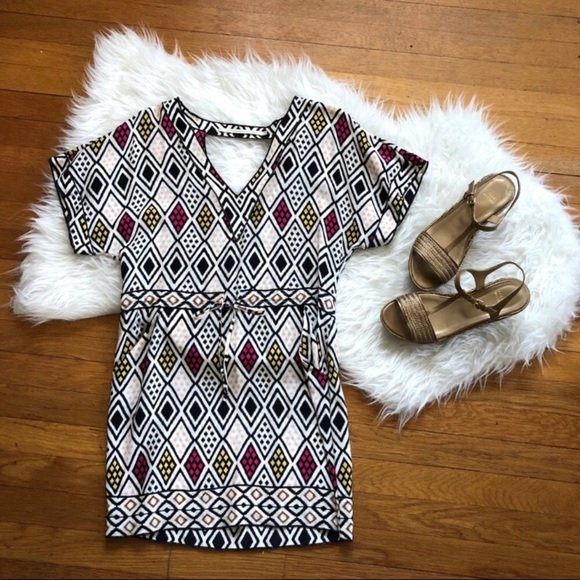 TWELFTH STREET by Cynthia Vincent Silk Print Dress - Picture 6 of 9